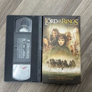 2001 lord of the rings vhs